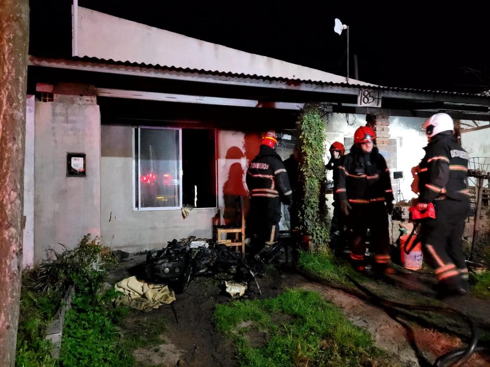 Incendio en una vivienda de barrio Michel: no hubo heridos