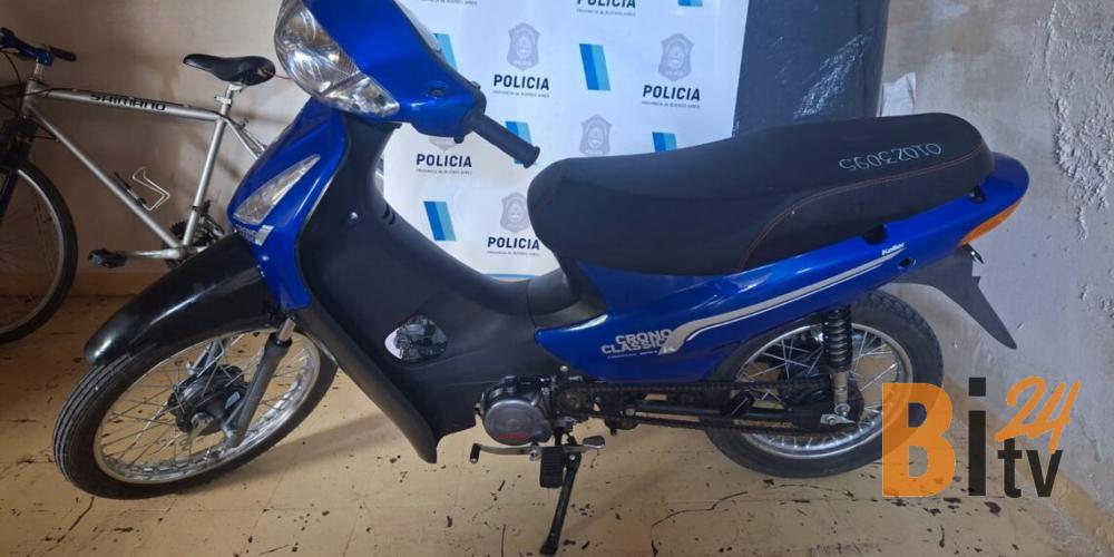 Recuperaron una moto que había sido robada en un deposito judicial