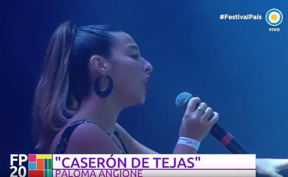 Paloma Angione deslumbró a todos en el Festival de Baradero