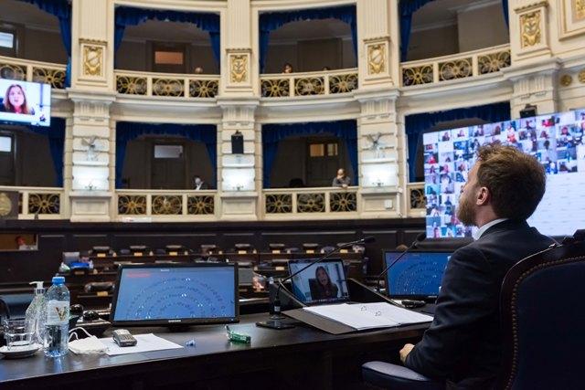 Cámara de Diputados Provincial sancionó proyectos relacionados con el Covid-19 en sesión mixta