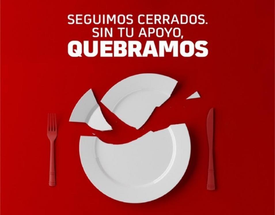 Los gastronómicos locales en estado desesperante: 