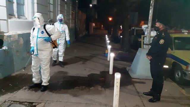 Desinfectan la comisaría ante un contacto estrecho del policía que dio positivo