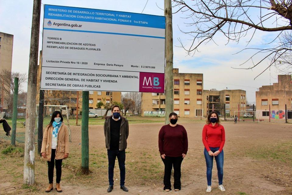 Pusieron en marcha el programa de mejoras de conjuntos habitacionales