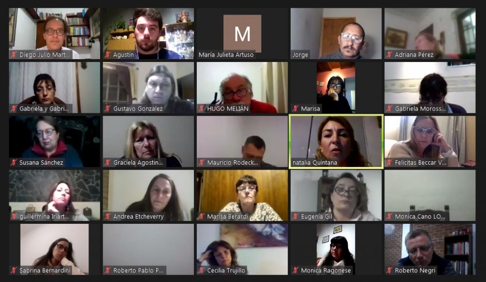 La UCR Bragado organizó la charla por Zoom 