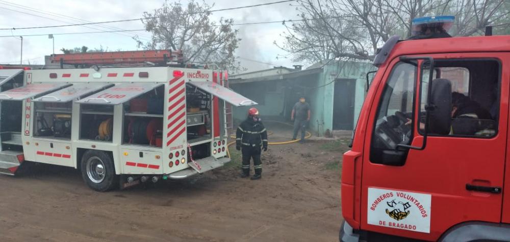 Fuego en una vivienda de calle Maestros Argentinos