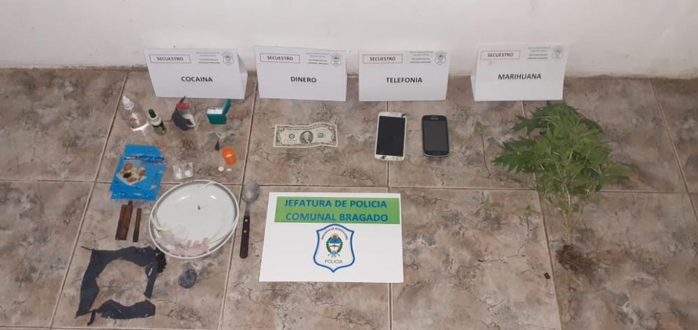Otro allanamiento por drogas en Bragado: un sujeto quedó aprehendido