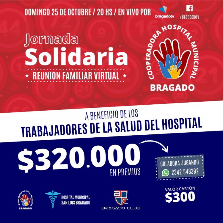 La Cooperadora del Hospital y Bragado Club lanzan Bingo solidario