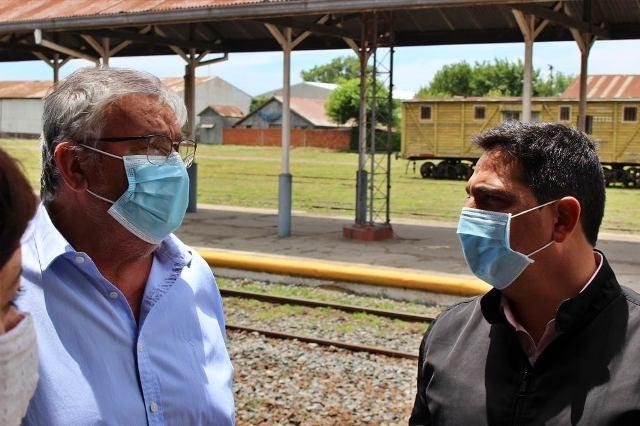 Gatica recibió al Presidente de Trenes Argentinos en la estación 