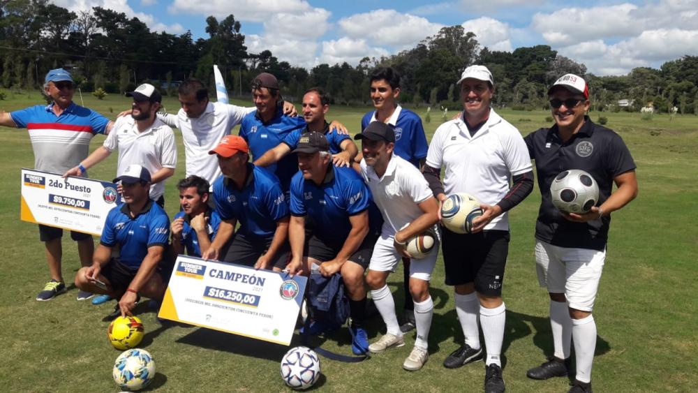 Un equipo de Bragado se coronó campeón del Footgolf en Mar del Plata