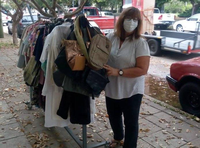 Feria americana en el hogar San Vicente