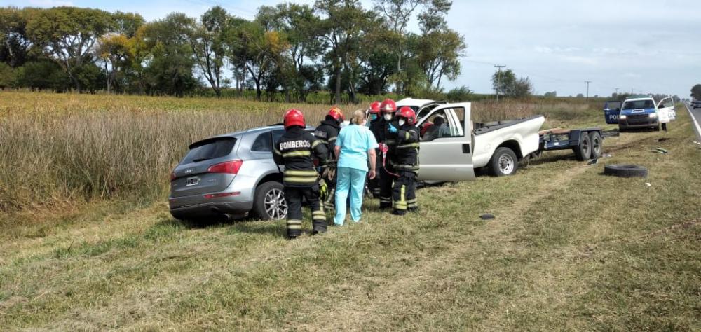 Tres personas perdieron la vida en un accidente sobre ruta 5