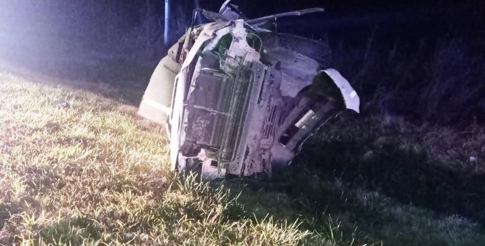 Vuelco en ruta 5: encuentran una persona fallecida