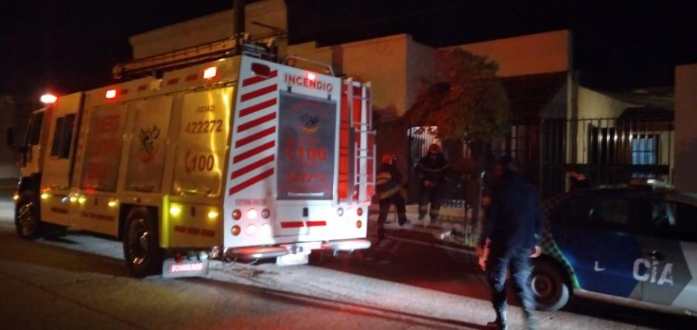 Principio de incendio en una vivienda por la alta temperatura de una estufa