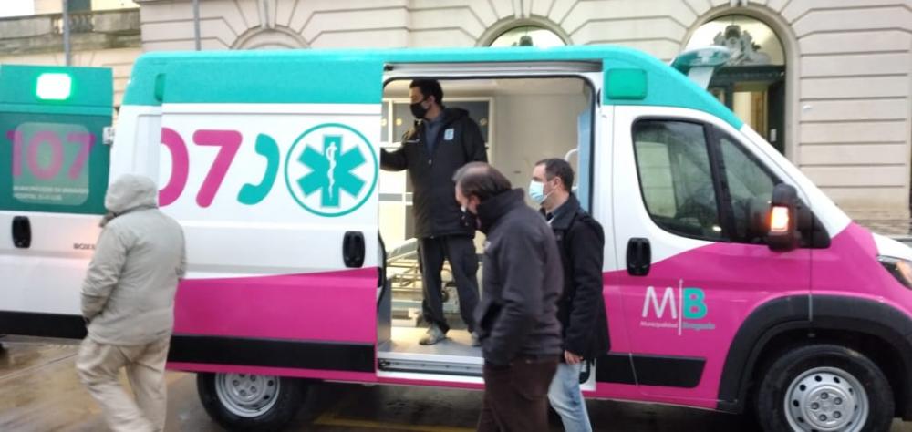 Llegó una nueva ambulancia cero kilómetro adquirida con fondos municipales