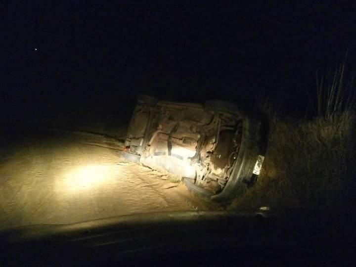 Dos nuevejulienses volcaron en el camino real a Olascoaga