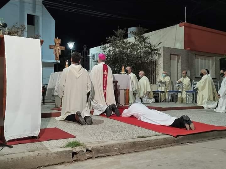 Realizaron la ordenación diaconal de Miguel Angel Gallo en Bragado