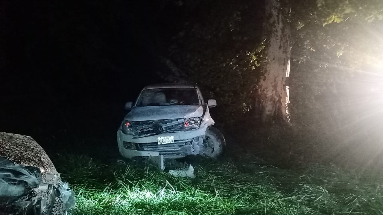 ASI QUEDO LA CAMIONETA SINIESTRADA
