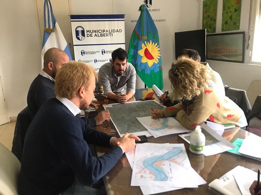 Río Salado: tareas de relevamiento para llevar adelante el nuevo tramo de la obra