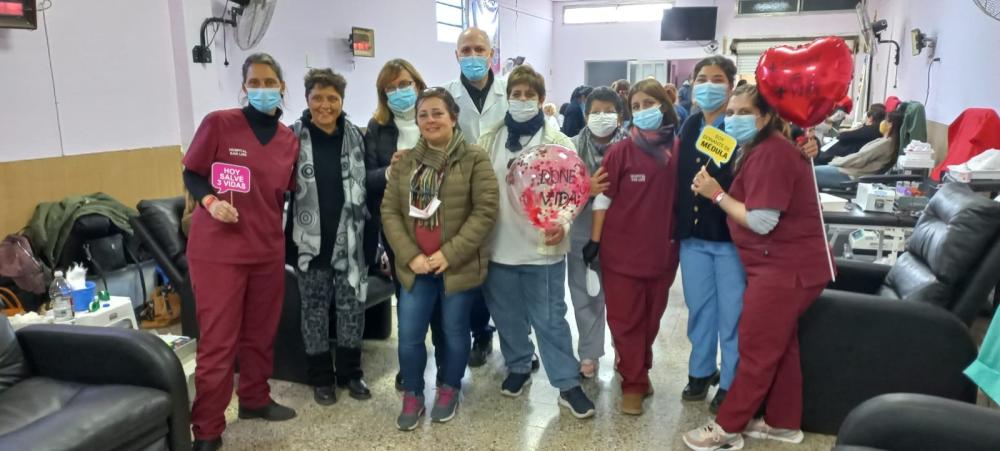 Se realizó la tercera jornada voluntaria de donación de sangre