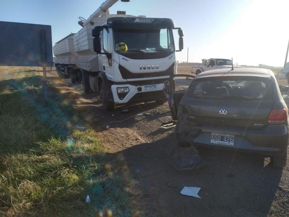 Un bragadense afectado por un choque múltiple en Mercedes