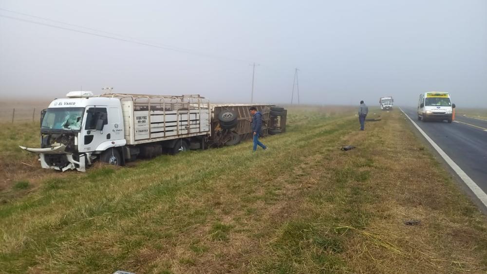 Una mala maniobra habría causado un choque múltiple en Ruta 5