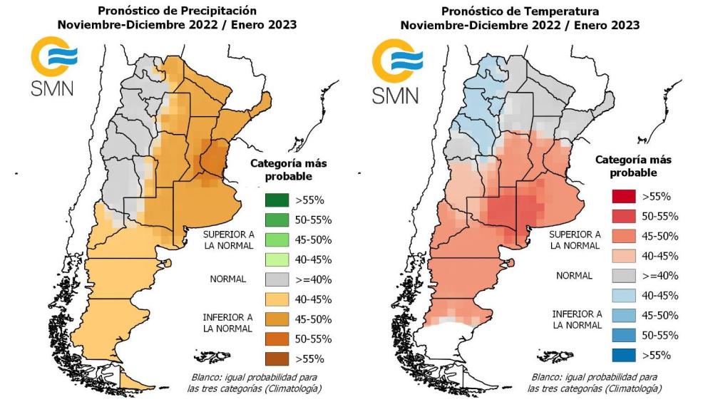 "La Niña" sigue impactando: pronostican un verano con menos precipitaciones y más temperatura