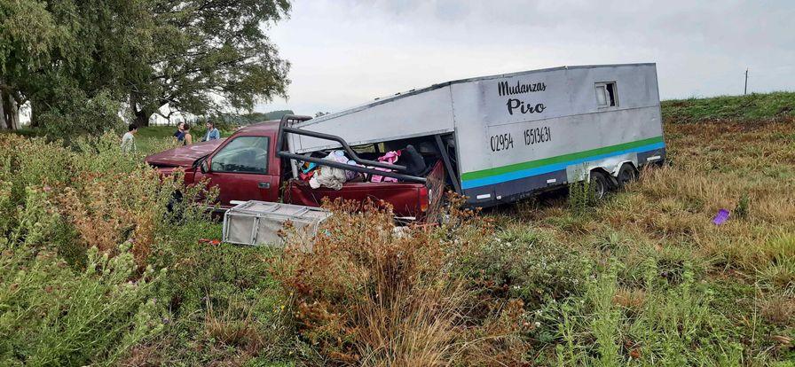 Otro accidente en ruta 5 por la invasión de carril contrario