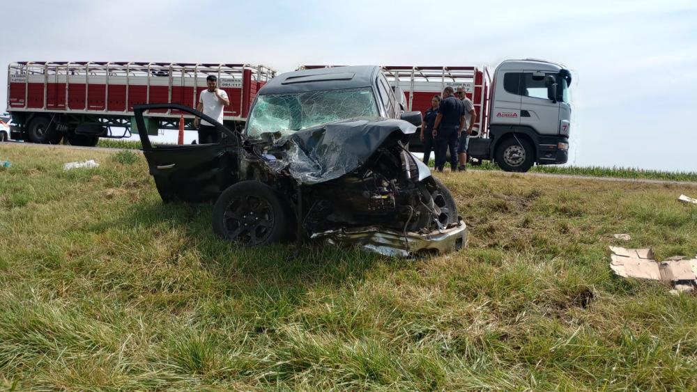 El hijo de Ramón Díaz quedó detenido tras tener un accidente en la ruta 5 donde murió su esposa
