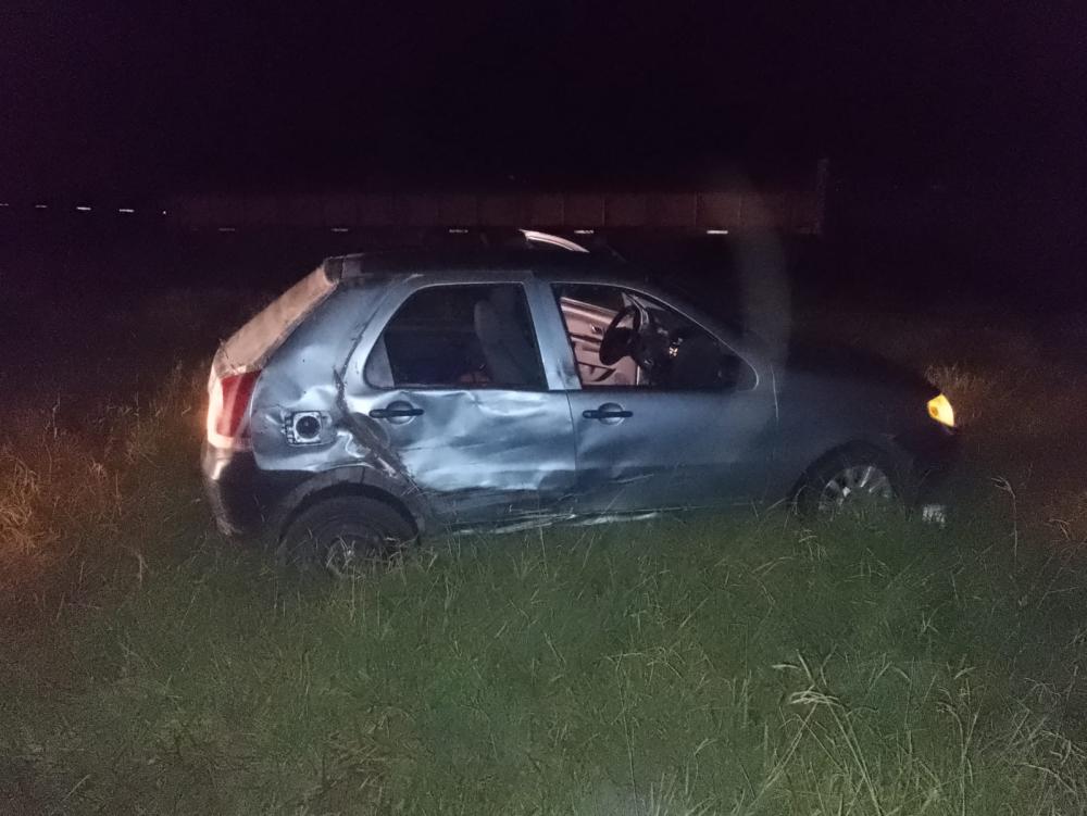 Un policía de la Bonaerense embistió a una moto que circulaba por ruta 5