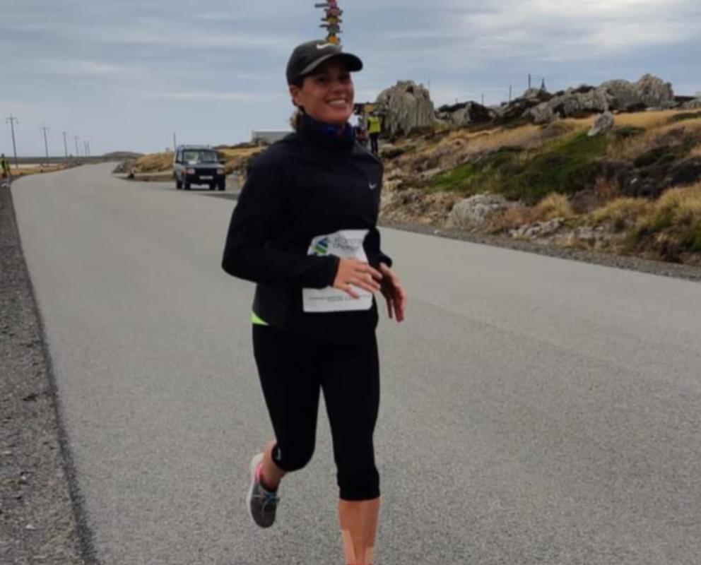 Dos bragadenses participaron de una maratón en las Islas Malvinas
