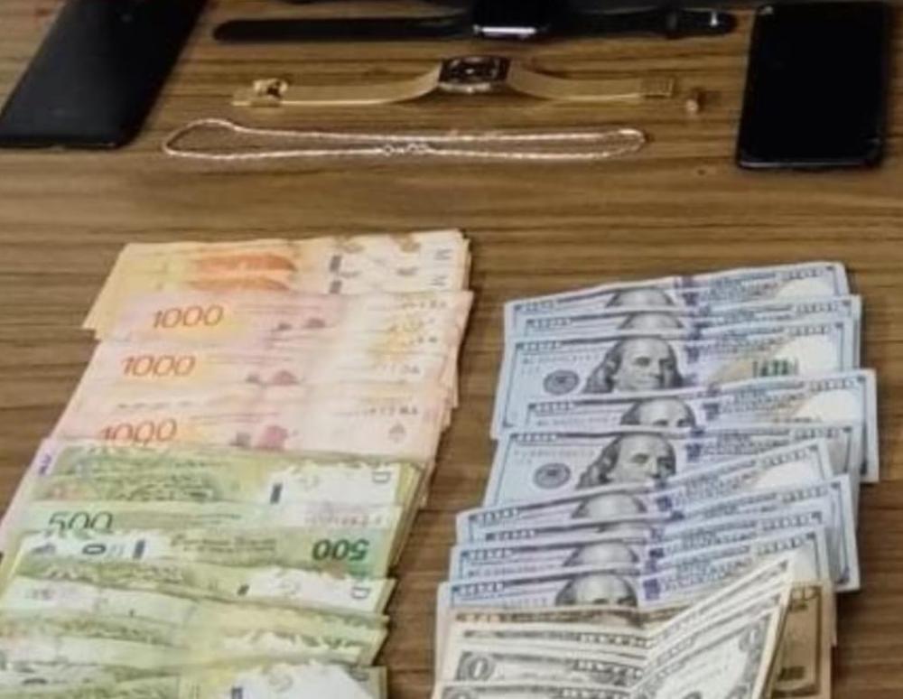 ¿Cuáles son los hechos que se le imputan al detenido durante un allanamiento en barrio San Luis?
