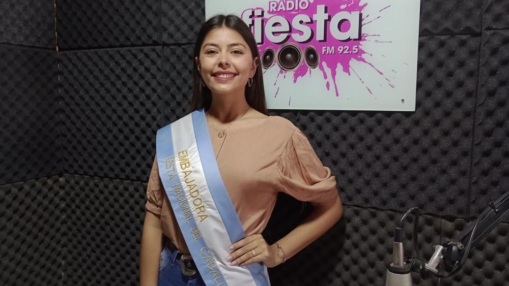 La palabra de la Embajadora: Lucrecia Sequeiro será la representante de la Fiesta del Caballo
