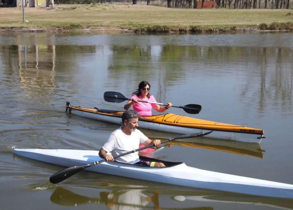 Dos jornadas para promocionar la actividad de kayak y el resurgimiento de un proyecto para la laguna