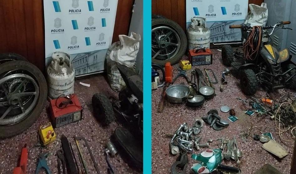 Robaron elementos en un campo y logran recuperarlos en un establecimiento cercano