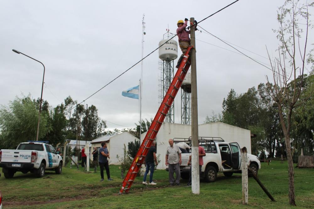 Olascoaga: tras el temporal, se restablecen paulatinamente los servicios