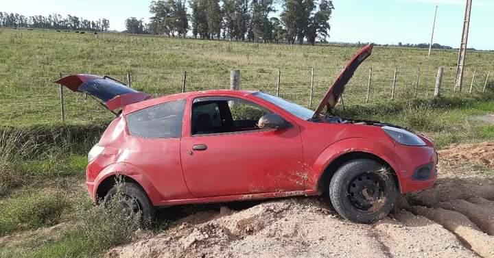 Una mujer de Bragado despistó y volcó en Ruta 5