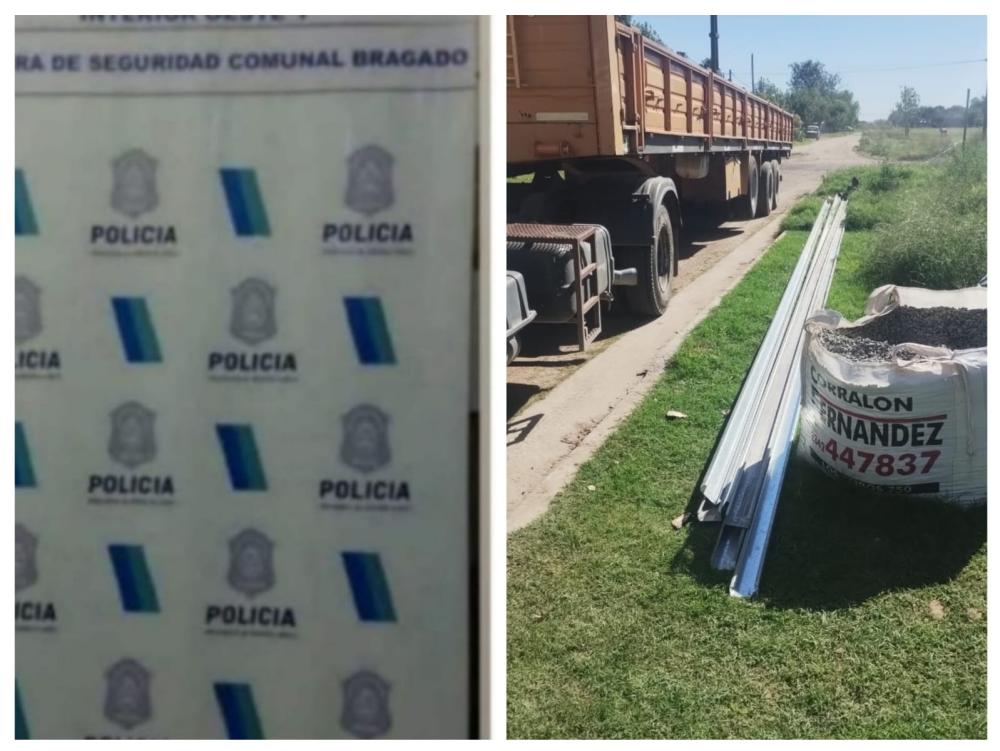 Robaron perfiles de construcción y los entregaron en un corralón de materiales