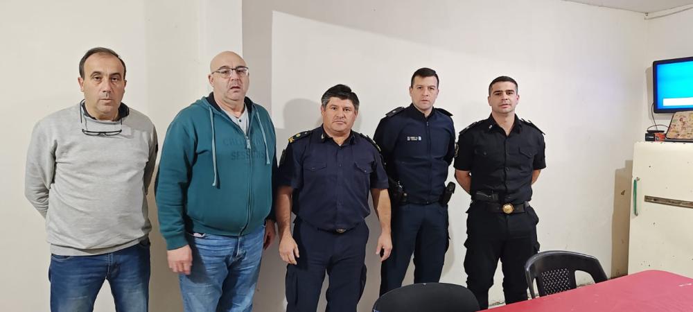 Presentaron al nuevo jefe del Destacamento Policial Mechita