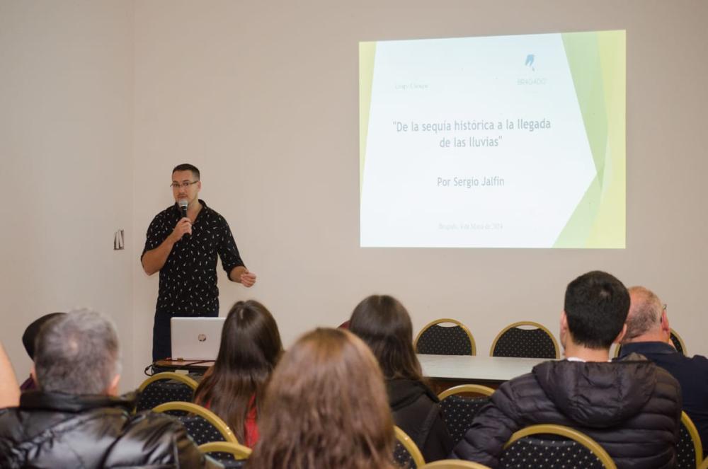Sergio Jalfin brindó una charla en el Centro Cultural Florencio Constantino