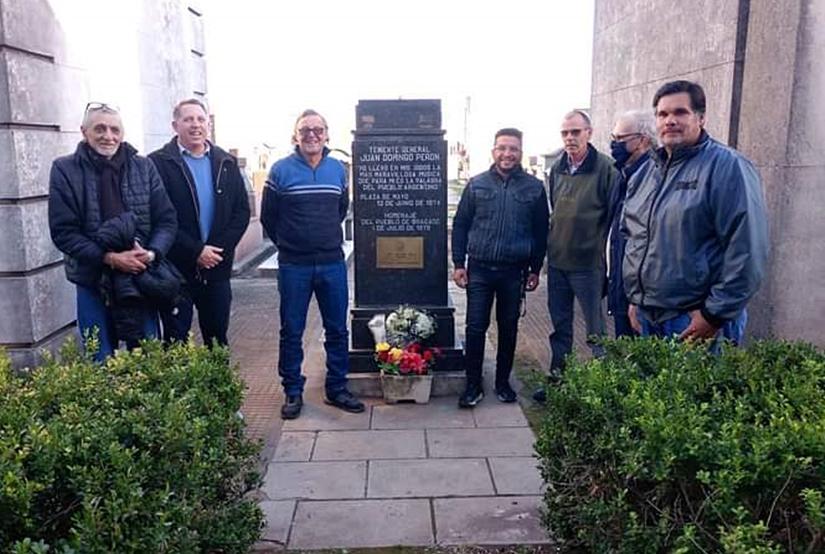 A 50 años del fallecimiento de Perón, hubo un acto con referentes de Guillermo Moreno y Massa