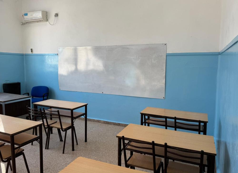 Fondo Educativo: avanzan los trabajos de pintura en la Escuela Nº 20 de O'Brien