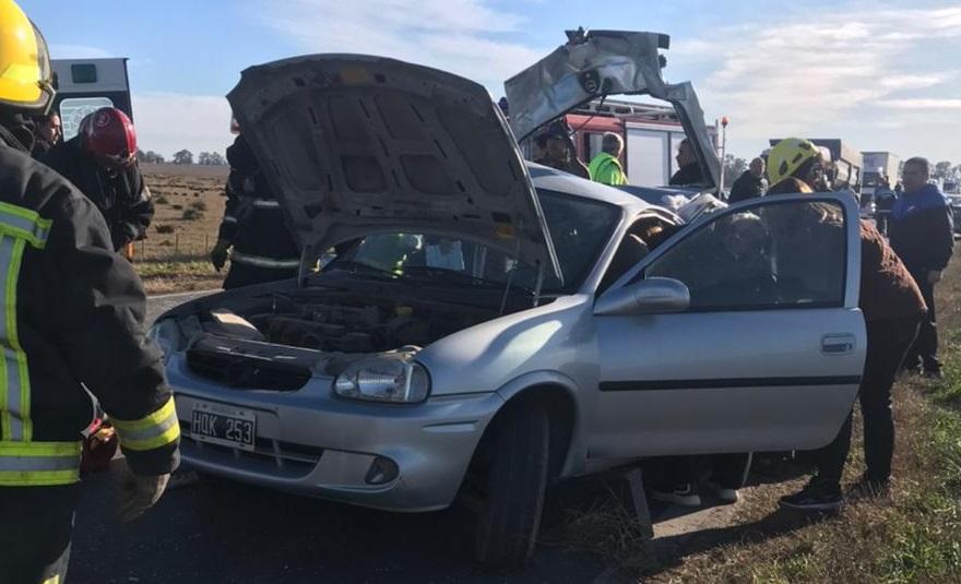 Una de las mujeres accidentadas en ruta 5 está grave en Terapia Intensiva