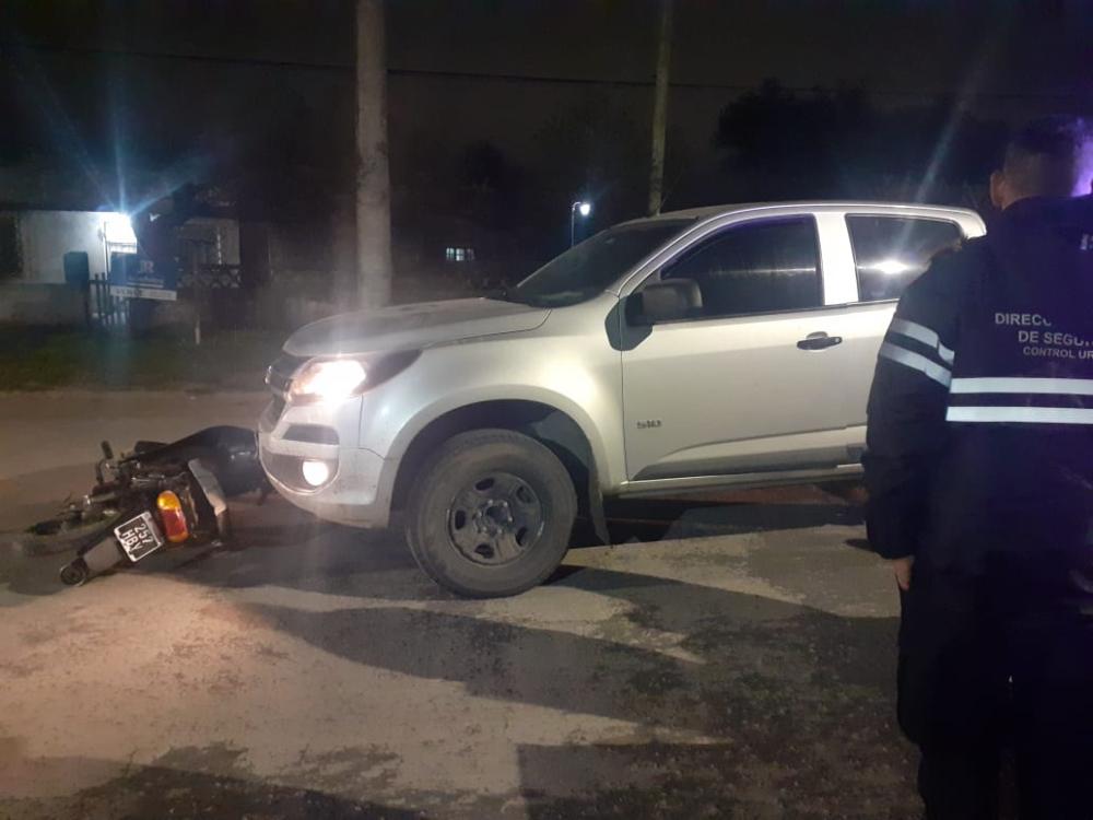 Funcionario municipal involucrado en accidente vial en barrio Entre Ríos Norte