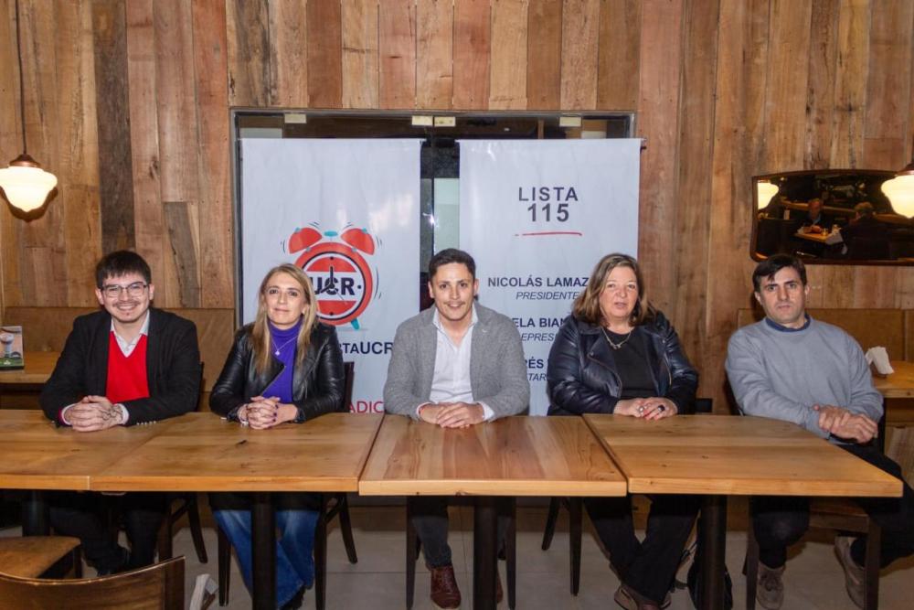 Nicolás Lamazón y Narela Biancatto presentaron oficialmente la Lista 115