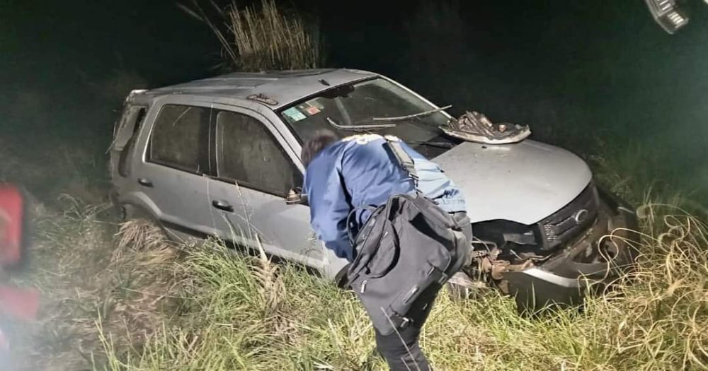 Ruta 46: Un hombre murió al volcar con su auto cuando regresaba de la Fiesta del Cosechero