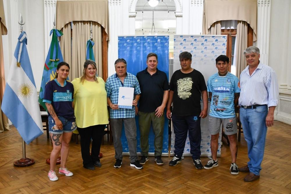 El municipio recibió a la nueva comisión directiva del club San Martín