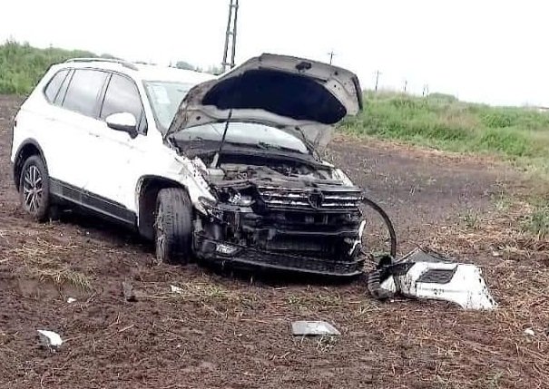 Marcelo Elías y Marita Gelitti volcaron cuando iban en un auto por ruta 46