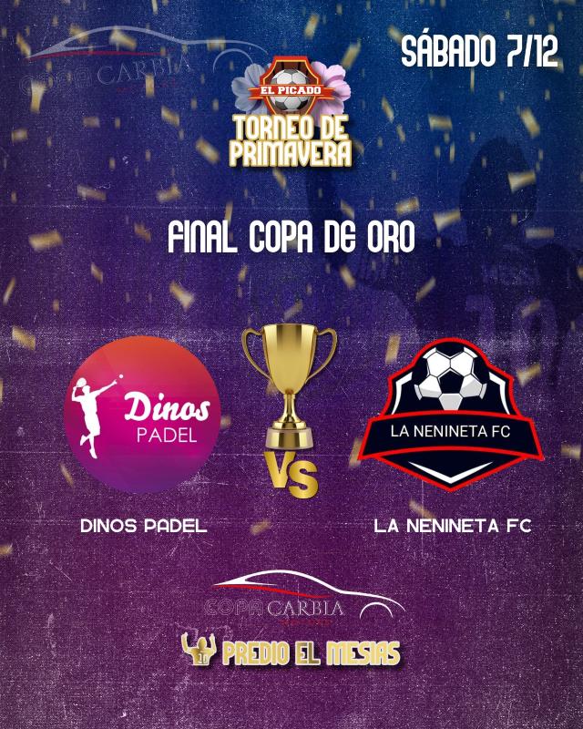 Dinos Pádel y La Nenineta definen quien será campeón de "El Picado de Primavera"