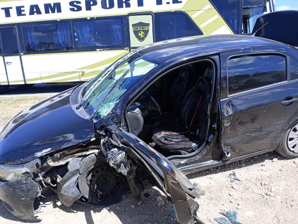 Un exfutbolista de Bragado tuvo un accidente en ruta 5