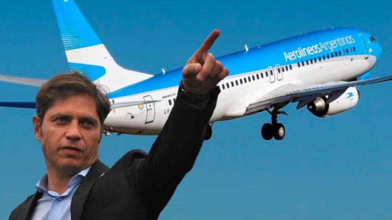 El gobierno bonaerense dijo que se contactó con la Casa Rosada para avanzar con la negociación por Aerolíneas